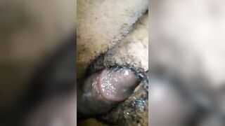 Big Boobed Black mom get some Soak Butt Vagina