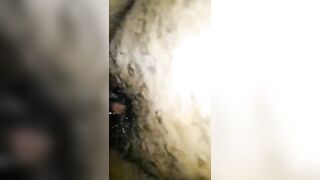 Big Boobed Black mom get some Soak Butt Vagina