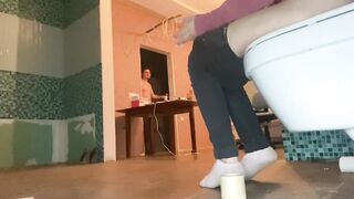 I Peed inside the Man's Mouth instead of the Restroom and made