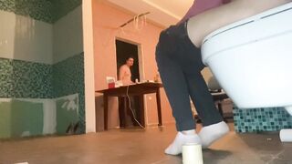 I Peed inside the Man's Mouth instead of the Restroom and made