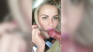 Bae Pink Lipstick Whore Sounds his Dirty Dick at the Office