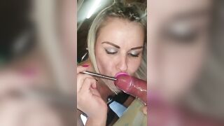 Bae Pink Lipstick Whore Sounds his Dirty Dick at the Office