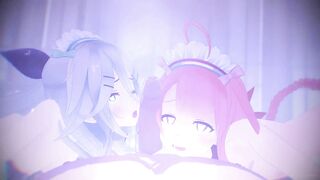Yamakaze and Kawakaze inside Techno Prison 3 Way (Remastered)