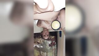 milf Smoking and Squirting