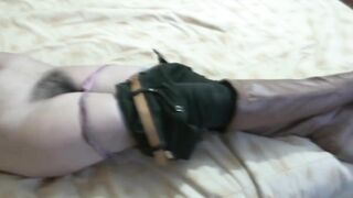 MY MOTHER'S SISTER INSIDE HER BEDROOM GETS EXCITED, UNDRESSES, MASTURBATES