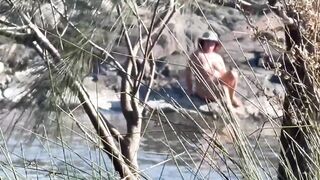 Naked River Swim and Fucking