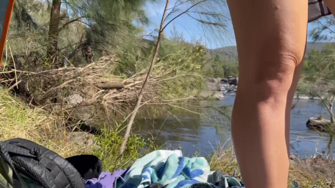 Naked River Swim and Fucking image
