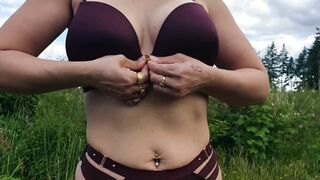 Sweet Cunt Pissing public