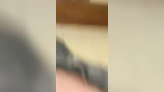 BLACK HUGE TIT BBW W/ BOOTY PLUG SQUIRTING & CREAMING ON HER