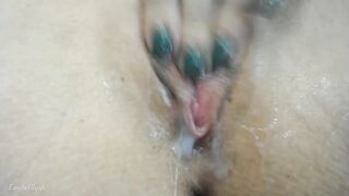Satisfy i need Long Penis! really Creamy Twat Insane Long Orgasm. Closeup