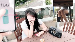 OUTSIDE Super Agony, Hottie Long Boobies bimbos Cumming so Rough with an