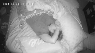 cougar Has Insane Concealed Orgasm Before Bed Spy Web Cam