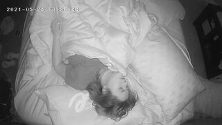 cougar Has Insane Concealed Orgasm Before Bed Spy Web Cam