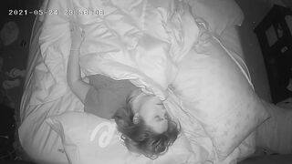 cougar Has Insane Concealed Orgasm Before Bed Spy Web Cam