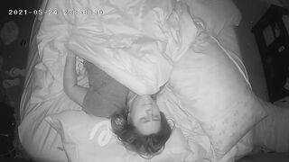 cougar Has Insane Concealed Orgasm Before Bed Spy Web Cam