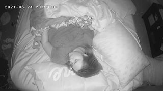 cougar Has Insane Concealed Orgasm Before Bed Spy Web Cam