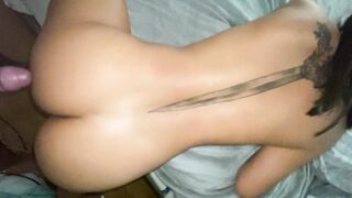 Long Booty Hispanic getting Boned Rough
