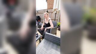Cougar Flashes her Tit Step Son