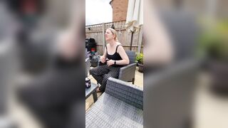 Cougar Flashes her Tit Step Son