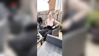 Cougar Flashes her Tit Step Son