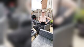 Cougar Flashes her Tit Step Son