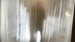 Step Aunt JOI inside Shower Jack off Spying on best Legs Foot