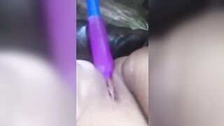 milf enjoys Toy