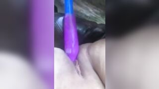 milf enjoys Toy