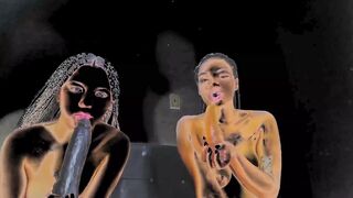 Performance Lésbico Masturbándose