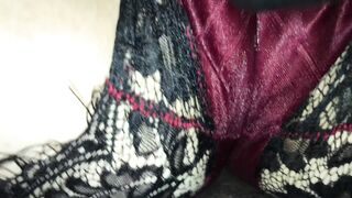 Roomate Catches me Rubbing my Soak Snatch with my Wand. Records me