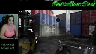 Gamer Bimbo Streams CoD on Twitch then Fucks herself Silly!