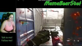 Gamer Bimbo Streams CoD on Twitch then Fucks herself Silly!