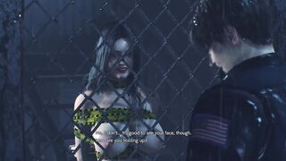 Claire Redfield Yellow Movie Bounded with Long Jiggly Boobies - Resident Evil: