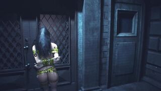 Claire Redfield Yellow Movie Bounded with Long Jiggly Boobies - Resident Evil: