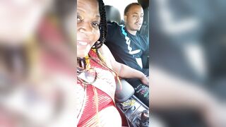 Taking Young Freak to got some Food made Em Pull his Cock