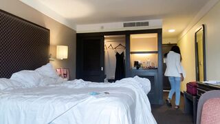 Turned On African Banged! Doll Masturbates into Victoria Hidden Hotel Room
