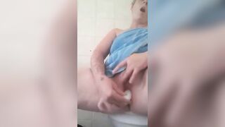 Bathtime with a Romantic Candle inside my Vagina
