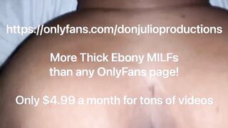 Gigantic Butt Black milf taking a Huge Ebony Penis