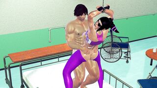 Baki Fucks Juri Han Hanging into Hospital 3d Anime