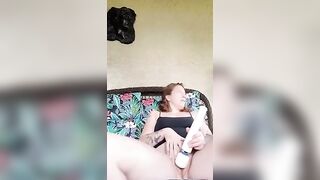 Shy but Sensual chick makes first Outdoor Tape right outdoors Mom’s Window!