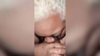 Fast Blowjob makes him Cum Quick into my Mouth