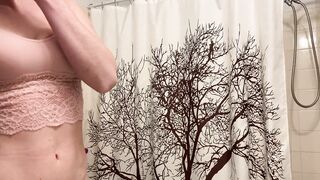 REAL NATURAL Step - Milf Shower Wc Movie before going to Work
