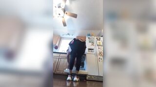 Dees Deep Clean Dee Cleans your House and Lets her Butt Air