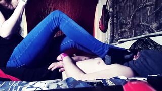 Gf Loves her Foot Licked!
