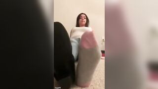 Adorable Hispanic Spits inside your Face