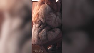 Erotic Romantic Sex into last Evening Sunbeams. Fur Coat Boned (short Version)