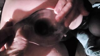 Big Clear Booty Plug so you can watch into my Booty