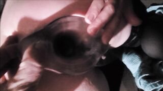 Big Clear Booty Plug so you can watch into my Booty