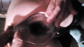 Big Clear Booty Plug so you can watch into my Booty