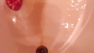 Peeing on Underwear and Foot, Crazy Smelly Toes, Lick Them, Slaves